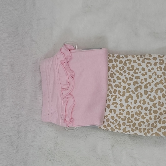 Just One You by Carter's Leopard and Pink 2 Pack Pants - Picture 3 of 5